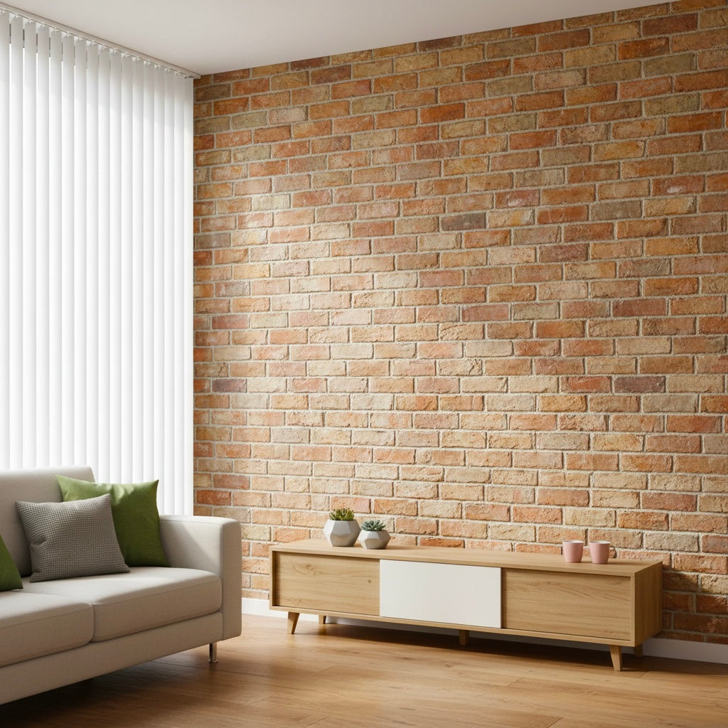 Kit 10 Painéis Adesivos 3D Tijolinho – Revestimento Sem Obra